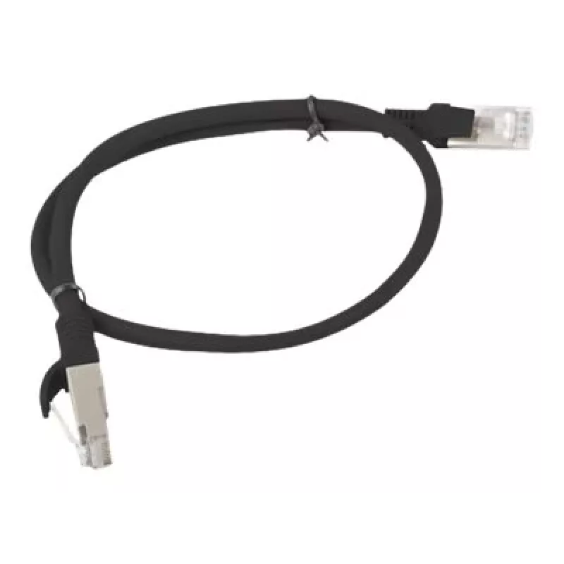 Tinklo kabelis LANBERG PCU5-10CC-0500-BK Cat5e U/UTP RJ-45 — 5 m, juodas, CCA laidininkas