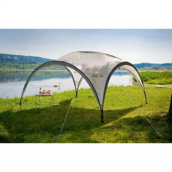 Pavillon renginių pastogė, 4,5 x 4,5 m (šviesiai pilka / pilka)