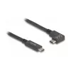 USB laidas DeLOCK 80037 1 m USB C Juoda