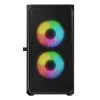 Kompiuterio korpusas Logic Concept Portos Mini ARGB Micro ATX juodas