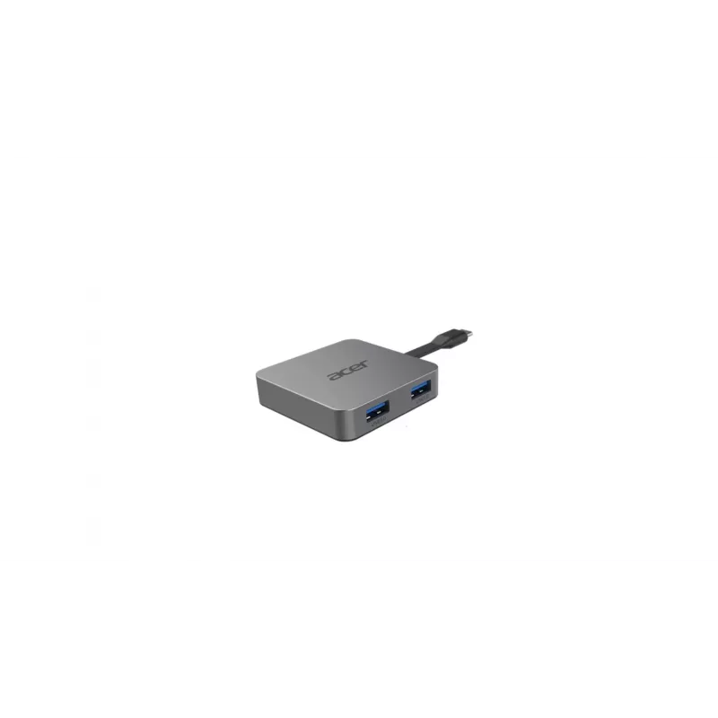 Acer 4-in-1 Type-C Dongle Wired USB 3.2 Gen 1 (3.1 Gen 1) Type-C Sidabrinė