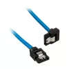 Corsair Premium Sleeved SATA kabelis su kampu, mėlynas, 60 cm - 2 vnt.