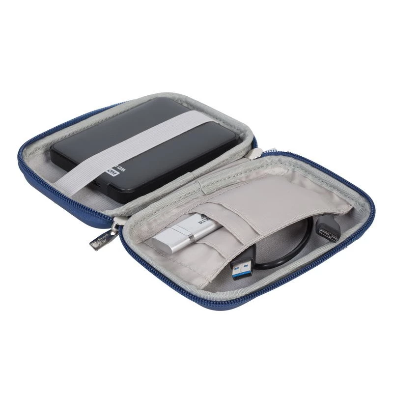 Pouch case Rivacase 9101 (PU) HDD Case šviesiai mėlynas