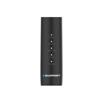 Elektrinis dantų šepetėlis BLAUPUNKT DTS201BK — įkraunamas, soninis, juodas, 2 min. laikmatis, integruota 5 V baterija