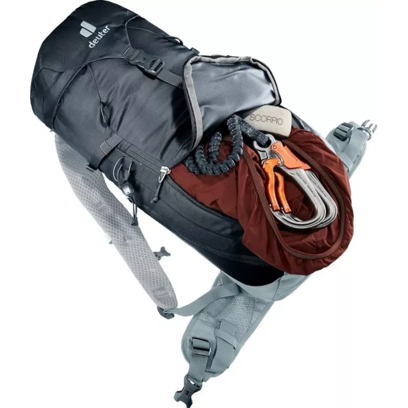 Kuprinė DEUTER Trail 18 I — dieninė kuprinė, 18 L, juoda/skalūno