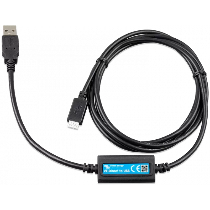 Victron Energy ASS030530010 USB 2.0 sąsajos plokštė Micro-USB juoda