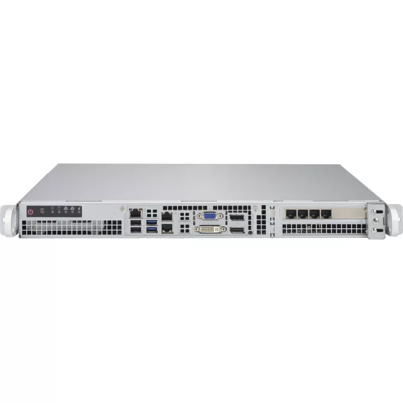 Supermicro - SuperChassis 515-R407 - 1U montuojamas stovo korpusas STD ir WIO MB 2 x 2,5 šviesos diodai 4 x PWM ventiliatorius 2 x ventiliatoriai AOC aušinimui PSU 400 W 43 x 437 x 429 mm