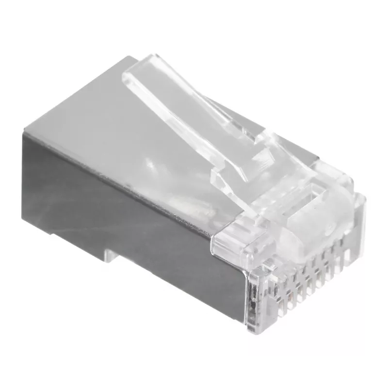 LANBERG RJ-45 laido jungtis PLS-5000EZ, Cat5e, F/UTP (FTP), pilka, 100 vnt.