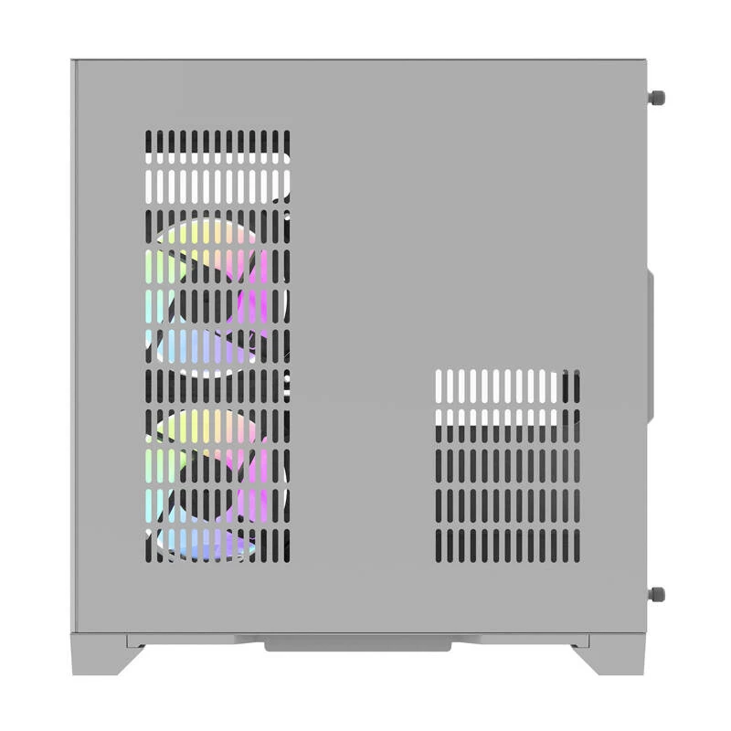 Darflash FT350 kompiuterio korpusas + 5 aRGB ventiliatoriai (baltas)