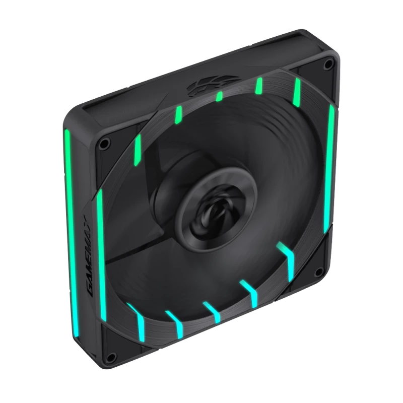 GAMEMAX TORNADO T12 ARGB-R 120mm korpuso ventiliatorius - juodas