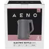 AENO elektrinis virdulys EK4: 1850-2200W, 1,5 l, Strix, dvigubos sienelės, neįkaitantis korpusas, automatinis išsijungimas, apsauga nuo perdegimo