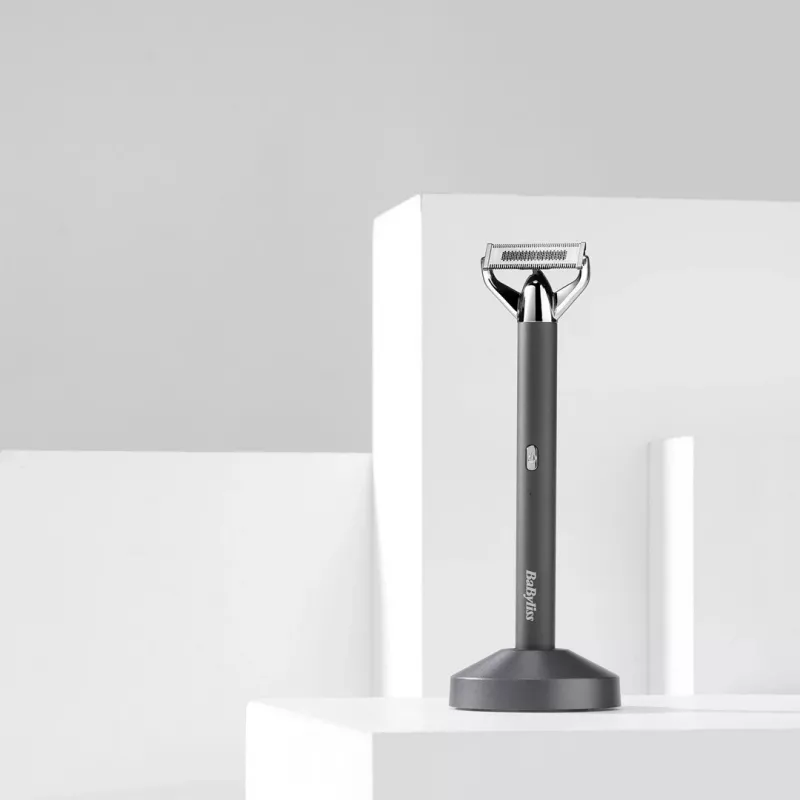 Barzdos kirpimo mašinėlė BABYLISS OT996E su metaliniais peiliukais ir reguliuojamo ilgio nustatymais