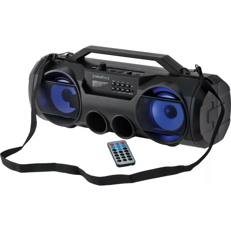 Nešiojamas garsiakalbis Rebeltec SoundBox 440, juodas