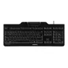 CHERRY KC 1000 SC klaviatūra USB QWERTZ Swiss Juoda