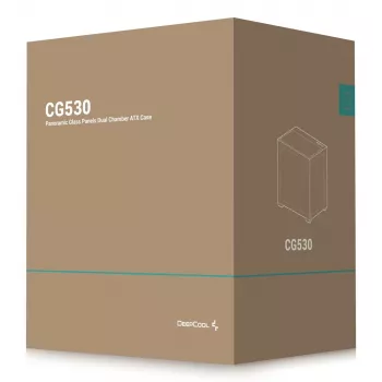 DeepCool CG530 Midi Tower Juoda