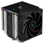 CPU oro aušintuvas DeepCool AK620 Digital SE, dviejų bokštų, 6x Ø6 mm šilumos vamzdžiai, 2x 120 mm PWM ventiliatoriai, RGB, aukštis 161 mm