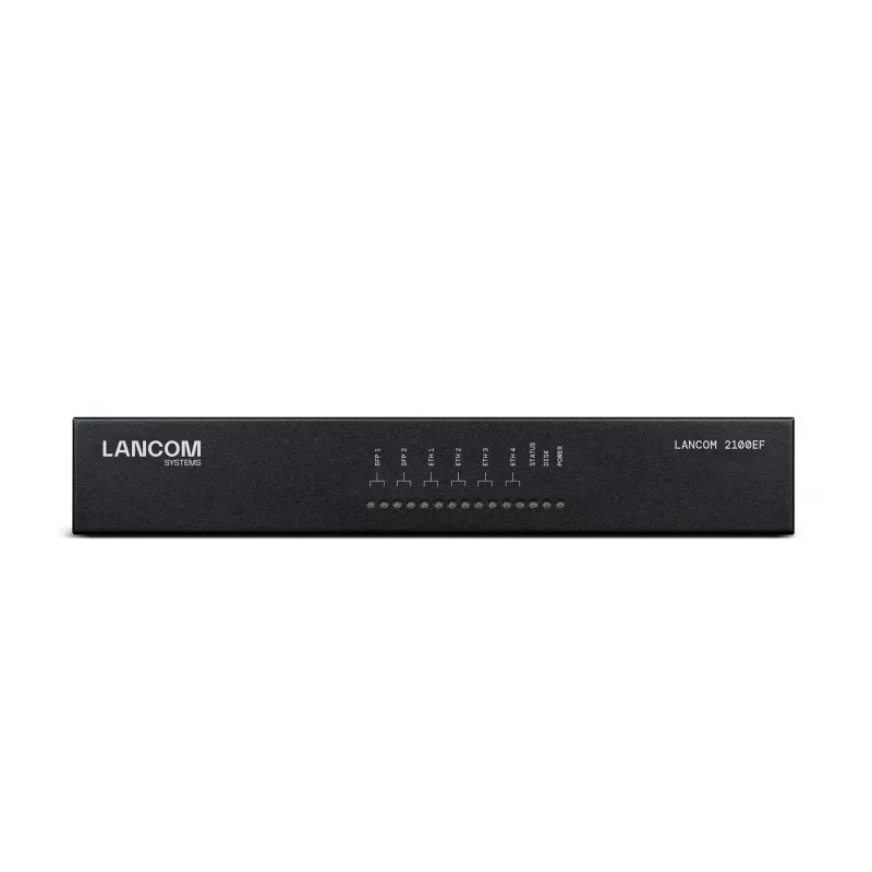 LANCOM 2100EF – SD-WAN tinklų sietuvas – su šviesolaidžiu ir Ethernet – 1GbE, 2,5GbE – 1U – valdomas debesyje – stalinis/stovo montavimas (61109)