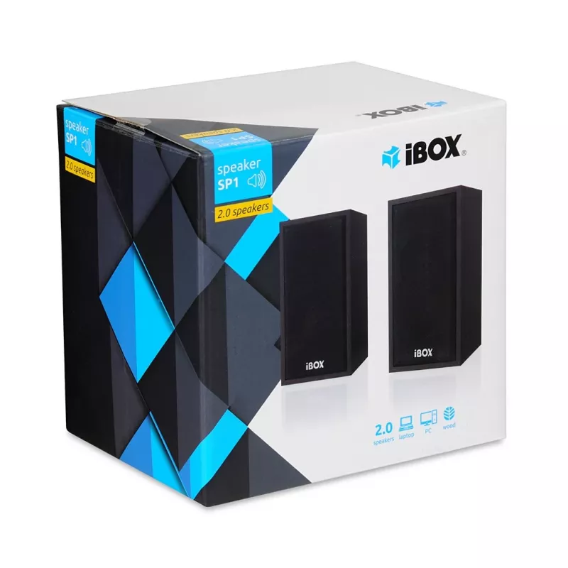 IBOX SP1 - garsiakalbiai - kompiuteriui - juodi