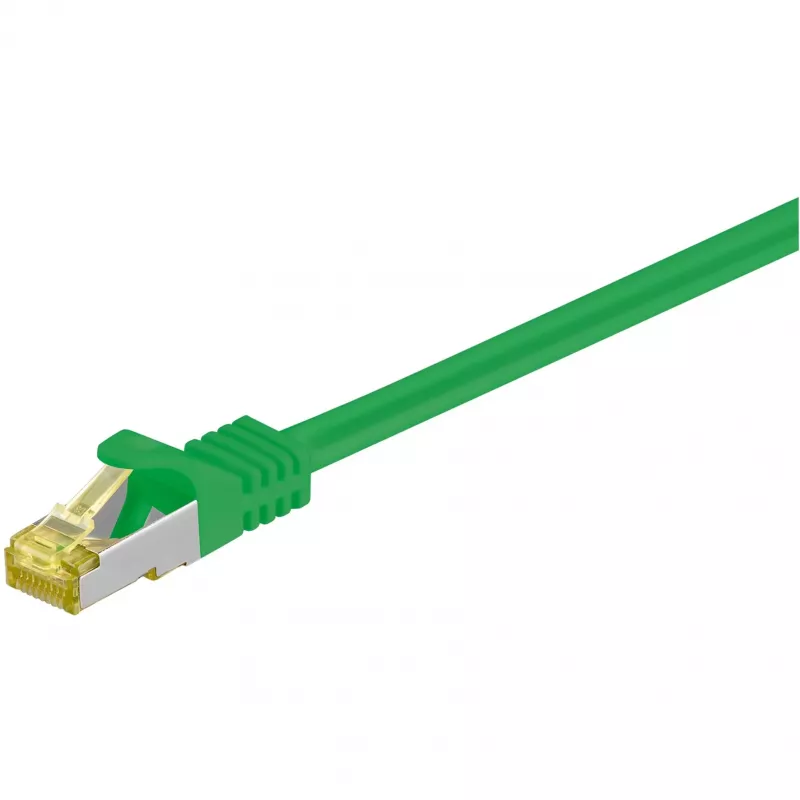 Tinklo kabelis Goobay 91586 RJ-45 Cat7 1m žalias