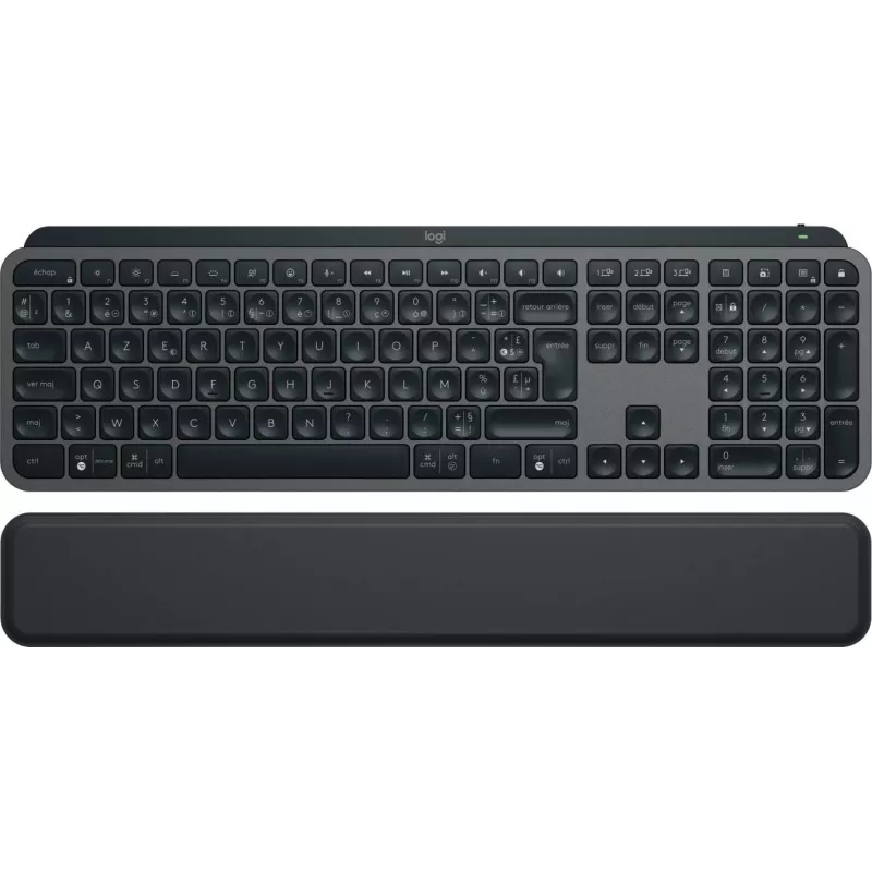 Logitech MX Keys S klaviatūra RF belaidė + Bluetooth AZERTY prancūziška grafito (920-011570)