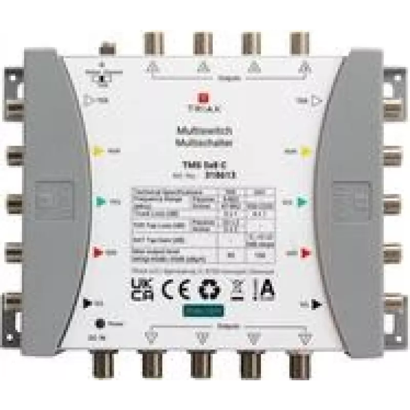 TRIAX TMS 5x8 C Kaskaden Multiswitch o.NT 4SAT+1terr. Eing. 8-way 318613 (318613)
