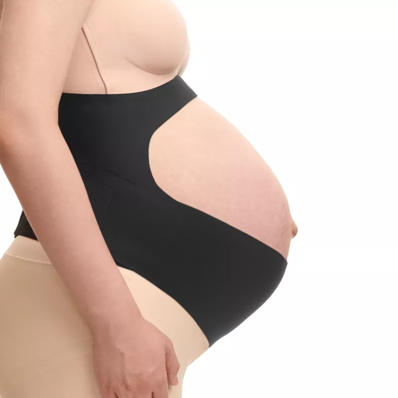 Momcozy nėštumo pilvo juosta, juoda, M