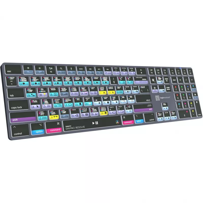 Logickeyboard LKB-RESB-TM-UK Office Bluetooth QWERTY klaviatūra pilka, titano spalvos