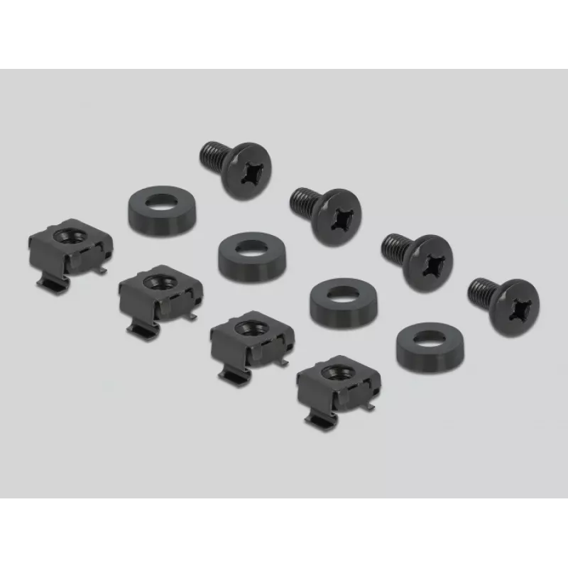 Kabelių bėgelis DeLOCK 66884 juodas 180mm plotis 482mm gylis 90mm aukštis