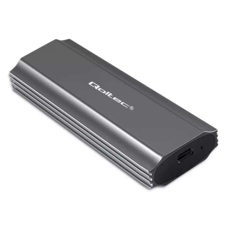 Qoltec 52271 saugojimo diskų dėklas SSD dėklas Pilka M.2