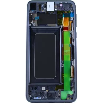 Samsung priekinis LCD rėmelis juodas SM-G970F Galaxy S10e (GH82-18852A)