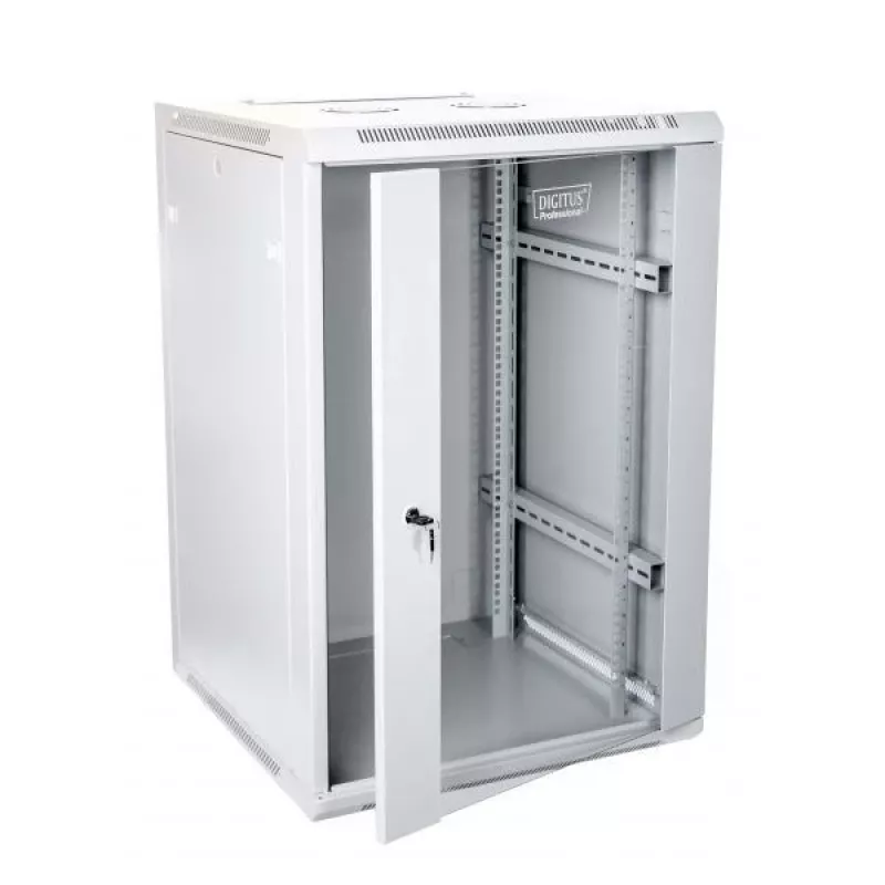 Digitus DN-W19 18U/600 laisvai pastatoma 19 inch stelažinė spinta, pilka