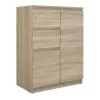 Topeshop 2D2S SONOMA komoda