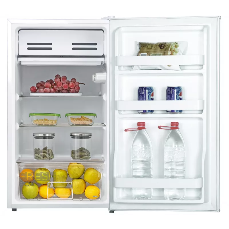 Midea šaldytuvas | MDRD142FGE01 | Energinio efektyvumo klasė E | Laisvai pastatomas | Spintelės tipo | Aukštis 86 cm | Šaldytuvo naudingoji talpa 93 L | 41 dB | Baltas