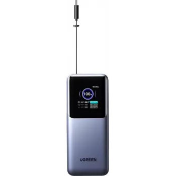 Nešiojama išorinė baterija UGREEN 20 000 mAh 165W (55987B), skirta nešiojamiesiems kompiuteriams, telefonams ir planšetėms įkrauti