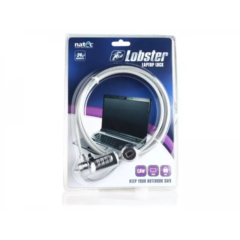 Kabelio užraktas NATEC LOBSTER CODE NZL-0226