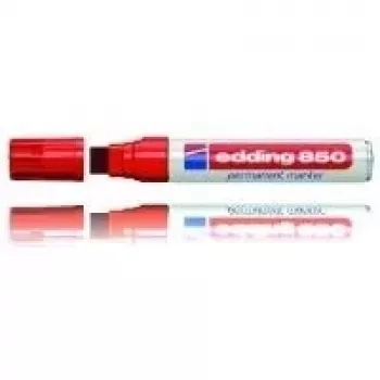 Permanent Marker Edding 850 Block Raudona 5 vnt.