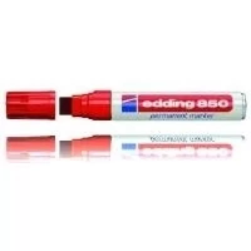 Permanent Marker Edding 850 Block Raudona 5 vnt.