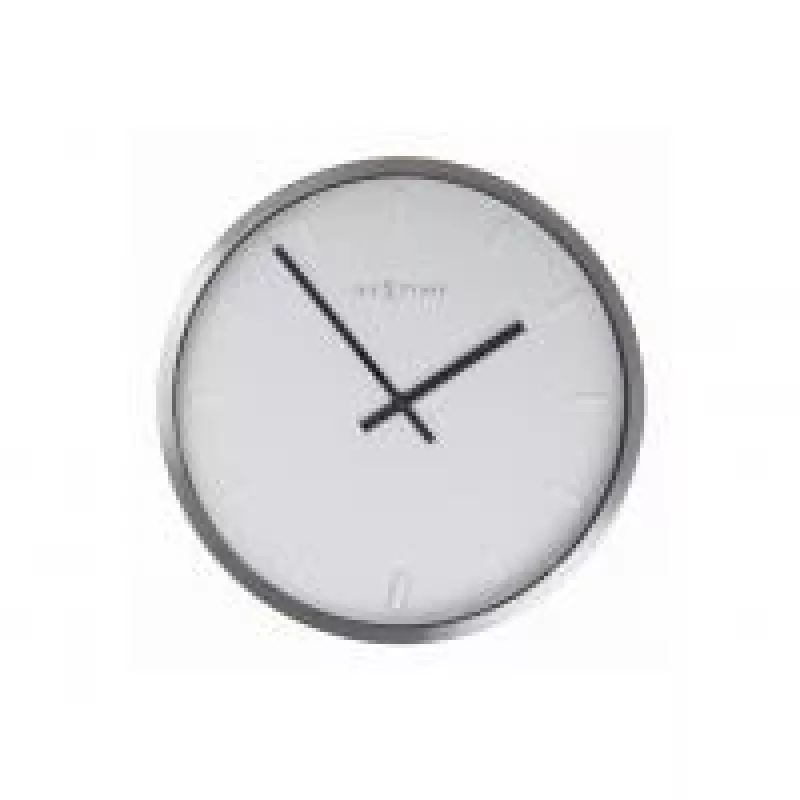 NeXtime klok 2991st Paniki, Ø34 cm, Sieninis, Baltas