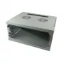 Stovo spinta ALLNET ALL-SMQ5409GRAU 9U laisvai stovinti stelažinė spinta, 50 kg talpa, užrakinta raktu, pilka