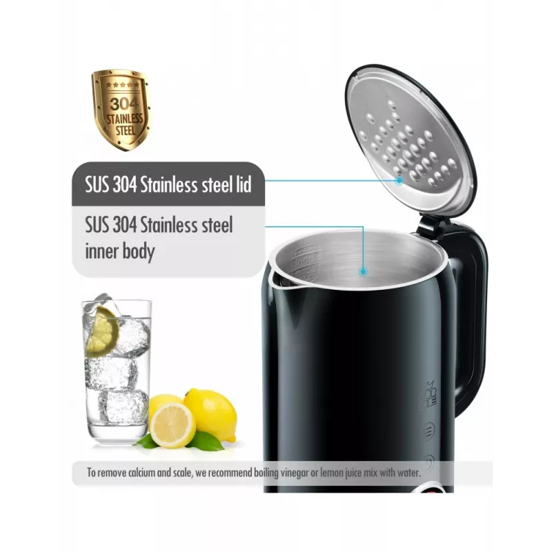 Elektrinis virdulys Forme FKG-7017 1,7L 2200W juodas