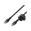 Belkin BOOSTCHARGE PRO Flex USB kabelis 1 m USB 2.0 USB C juodas (CAB011BT1MBK)