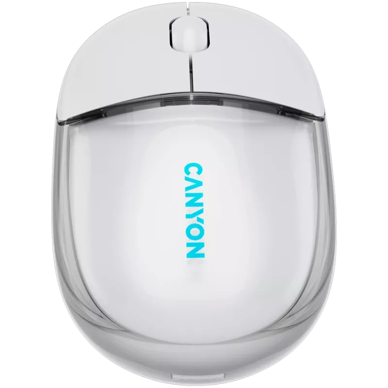 CANYON pelė OnClick 24 BT/ Wireless Transparent/White