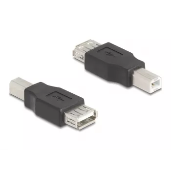 Jungčių adapteris DeLOCK 67199 USB Type-B į Type-A, juodas