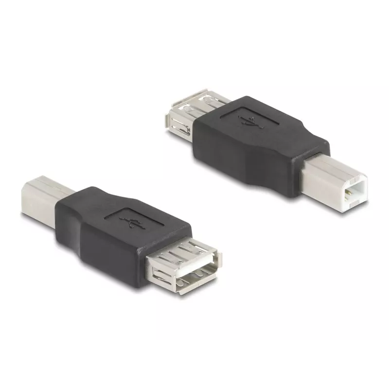 Jungčių adapteris DeLOCK 67199 USB Type-B į Type-A, juodas