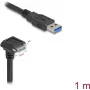DeLOCK USB kabelis 1m USB A Micro-USB B juodas 5 Gbit/s