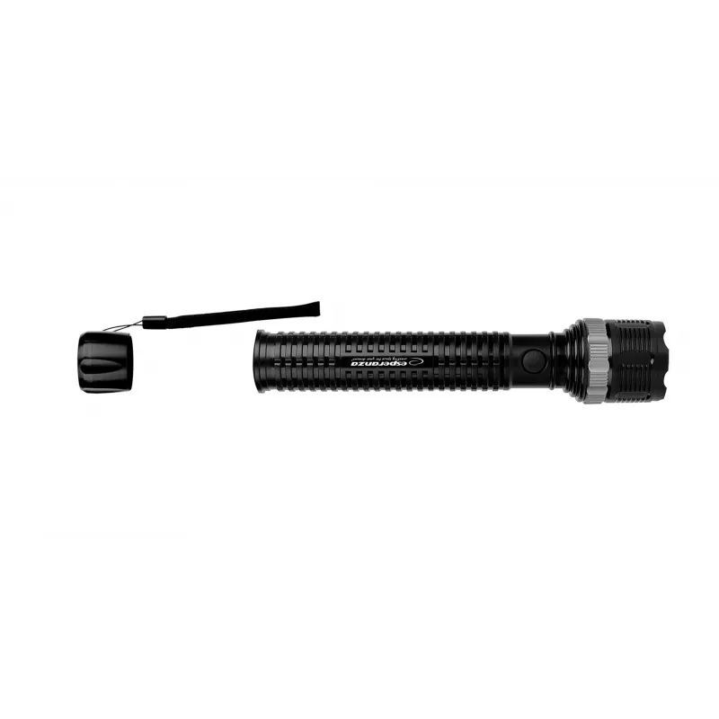 Rankinis žibintuvėlis ESPERANZA Epione XL LED 1.2W 100 lm 100 m Juodas, baterija R20 (3)