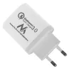 Sieninis įkroviklis MACLEAN MCE479W — 3 prievadų USB greitasis įkroviklis, 18W bendra galia