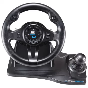 Subsonic SA5596-NG žaidimų valdiklis juodas USB vairas pedalai 270°