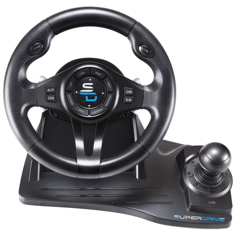Subsonic SA5596-NG žaidimų valdiklis juodas USB vairas pedalai 270°