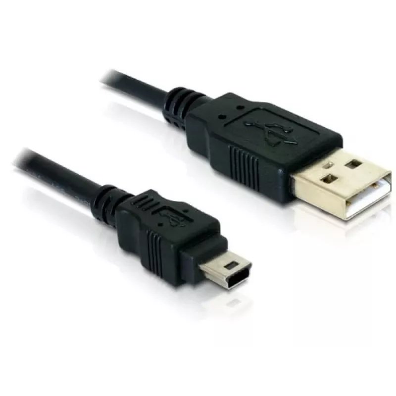 USB laidas DeLOCK 82252 USB 2.0 1,5 m USB A Mini-USB B juodas
